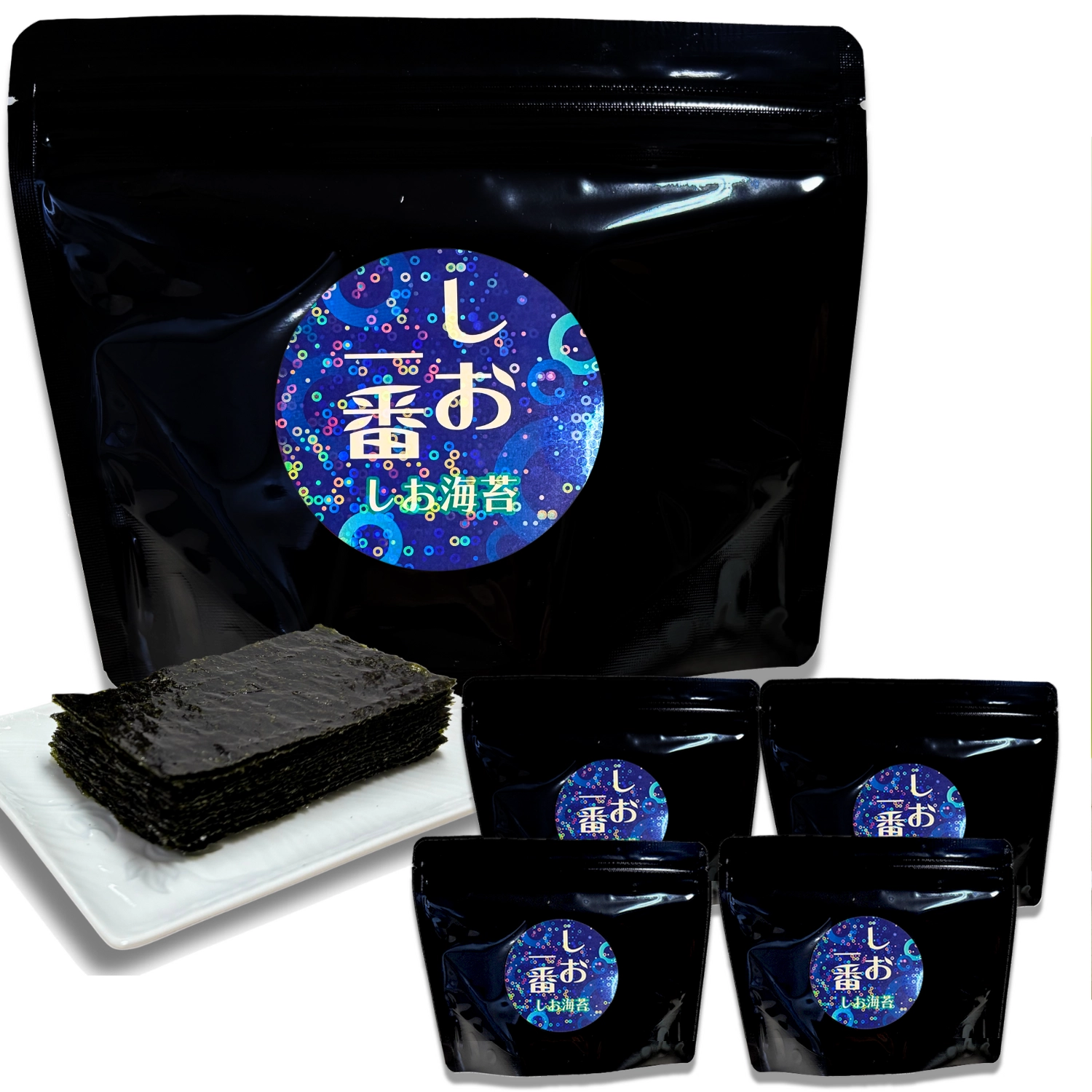 SISP-4 味付け海苔 8切48枚(12枚×4袋) 商品画像